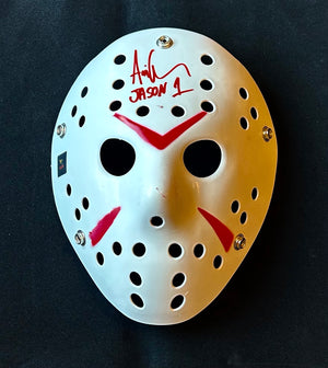 Friday the 13th Ari Lehman Autographed Jason Masks with Triple Layer Authenticity