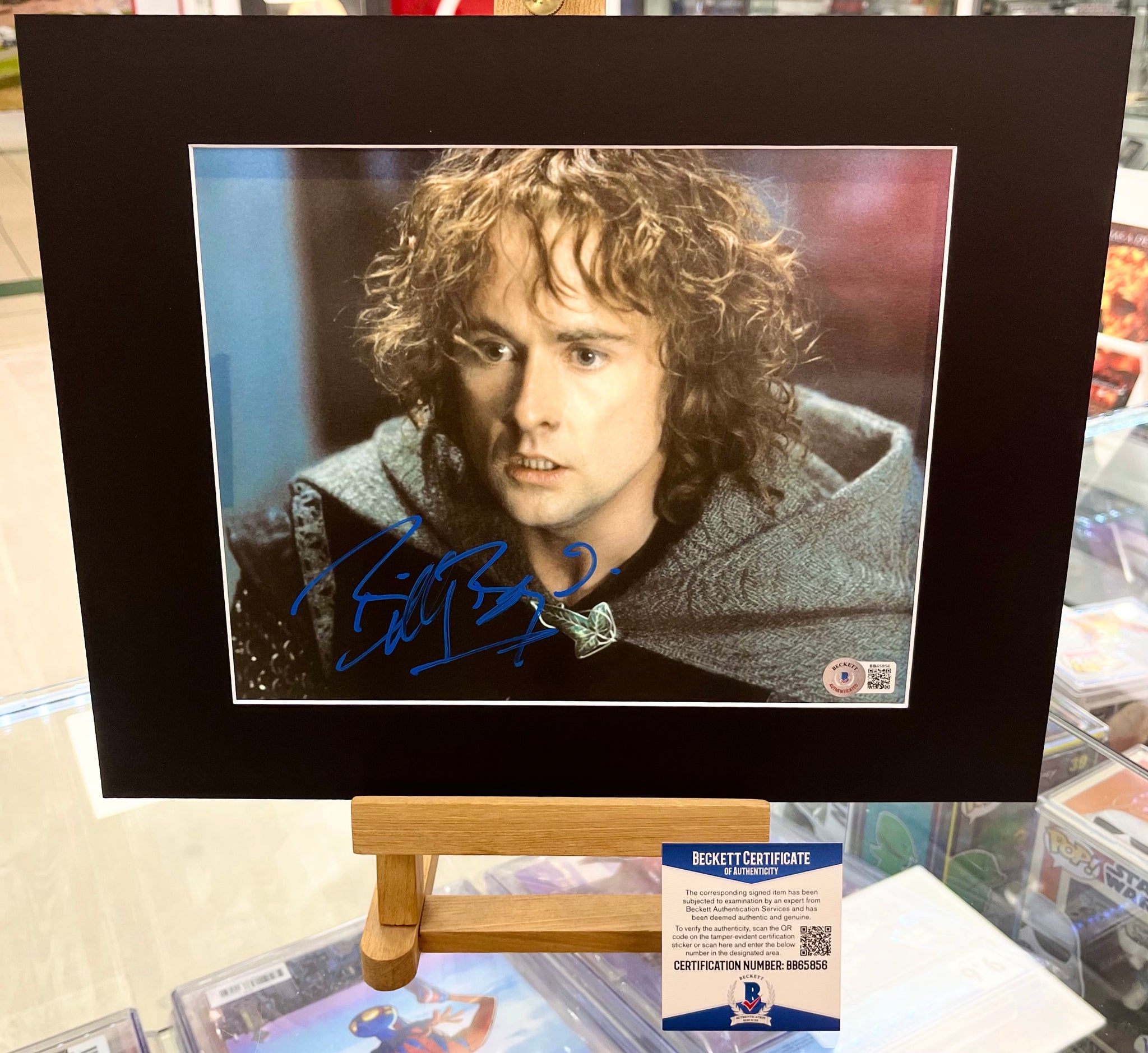 Lord of the Rings Billy Boyd Hand Signed Photograph with Double Layer Authenticity