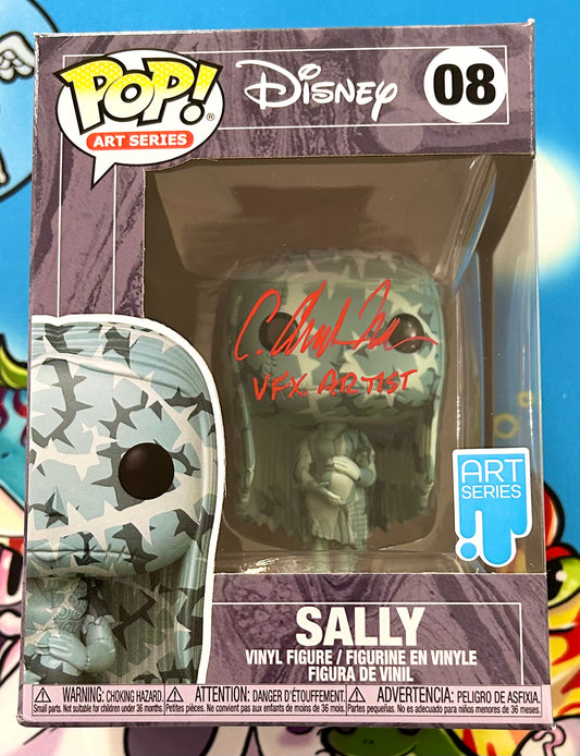 The Nightmare Before Christmas Sally Art Series Exclusive C. Andrew Nelson Hand Signed 08 Funko POP!
