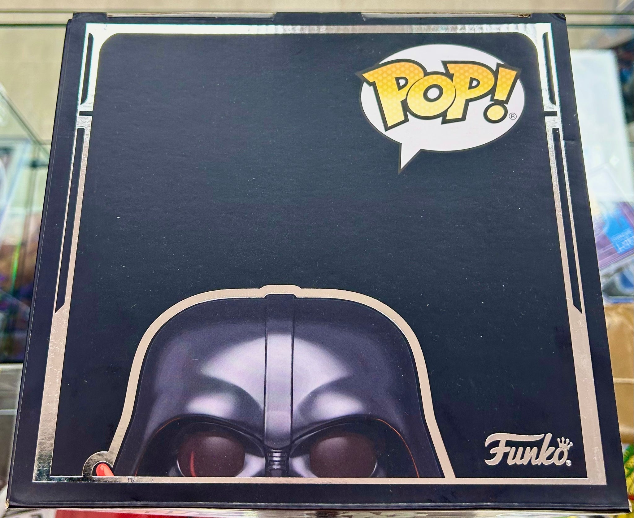 Star Wars Brian Muir Hand Signed Darth Vader Jumbo 574 Funko POP! with Triple Layer Authenticity