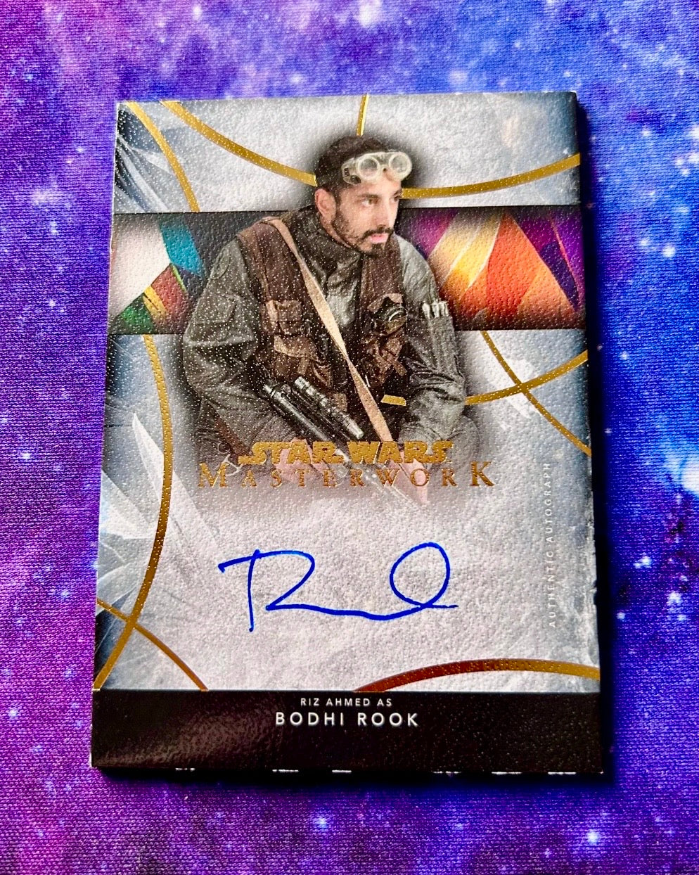 Bodhi Rook 01/25 Riz Ahmed 2024 Star Wars Topps Masterwork Autograph C ...