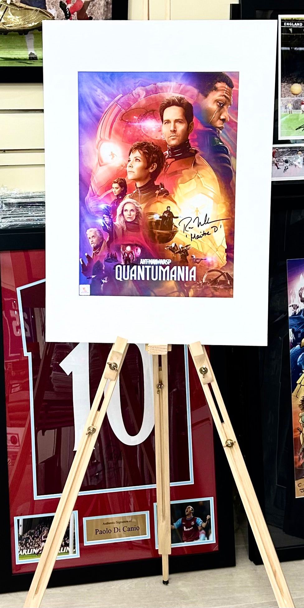 Ant-Man and the Wasp: Quantumania Ross Mullan Autographed Film Poster with Triple Layer Authenticity