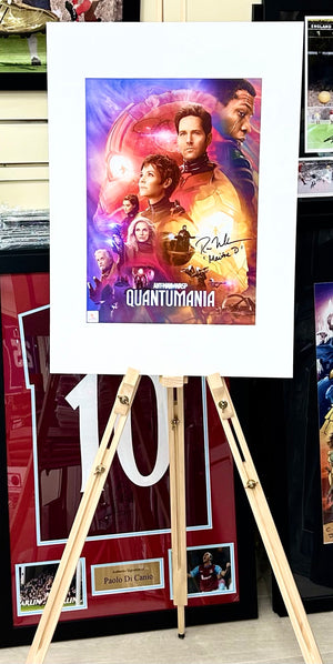 Ant-Man and the Wasp: Quantumania Ross Mullan Autographed Film Poster with Triple Layer Authenticity