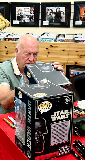 Star Wars Brian Muir Hand Signed Darth Vader Jumbo 574 Funko POP! with Triple Layer Authenticity