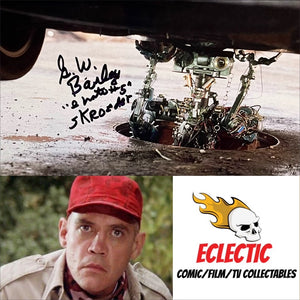 Short Circuit G.W. Bailey Hand Signed Autographed 10” x 8” Press Pack Photo with Triple Layer Authenticity