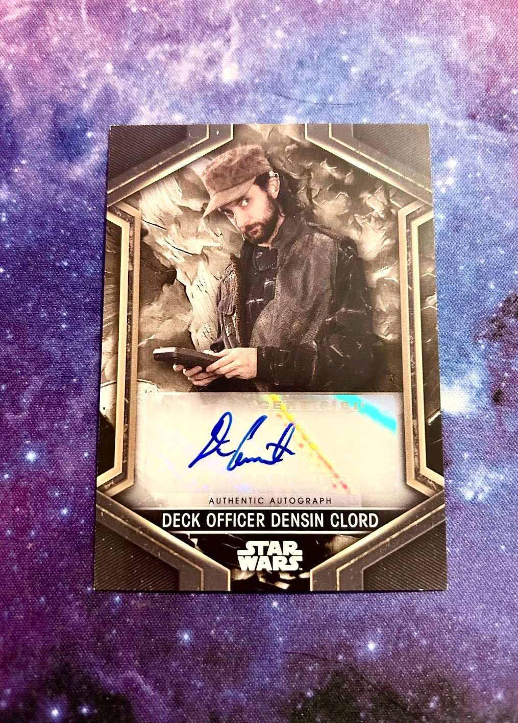 Obi-Wan Kenobi Dan Considine as Officer Densin Clord Star Wars Topps 2023 Autograph Card