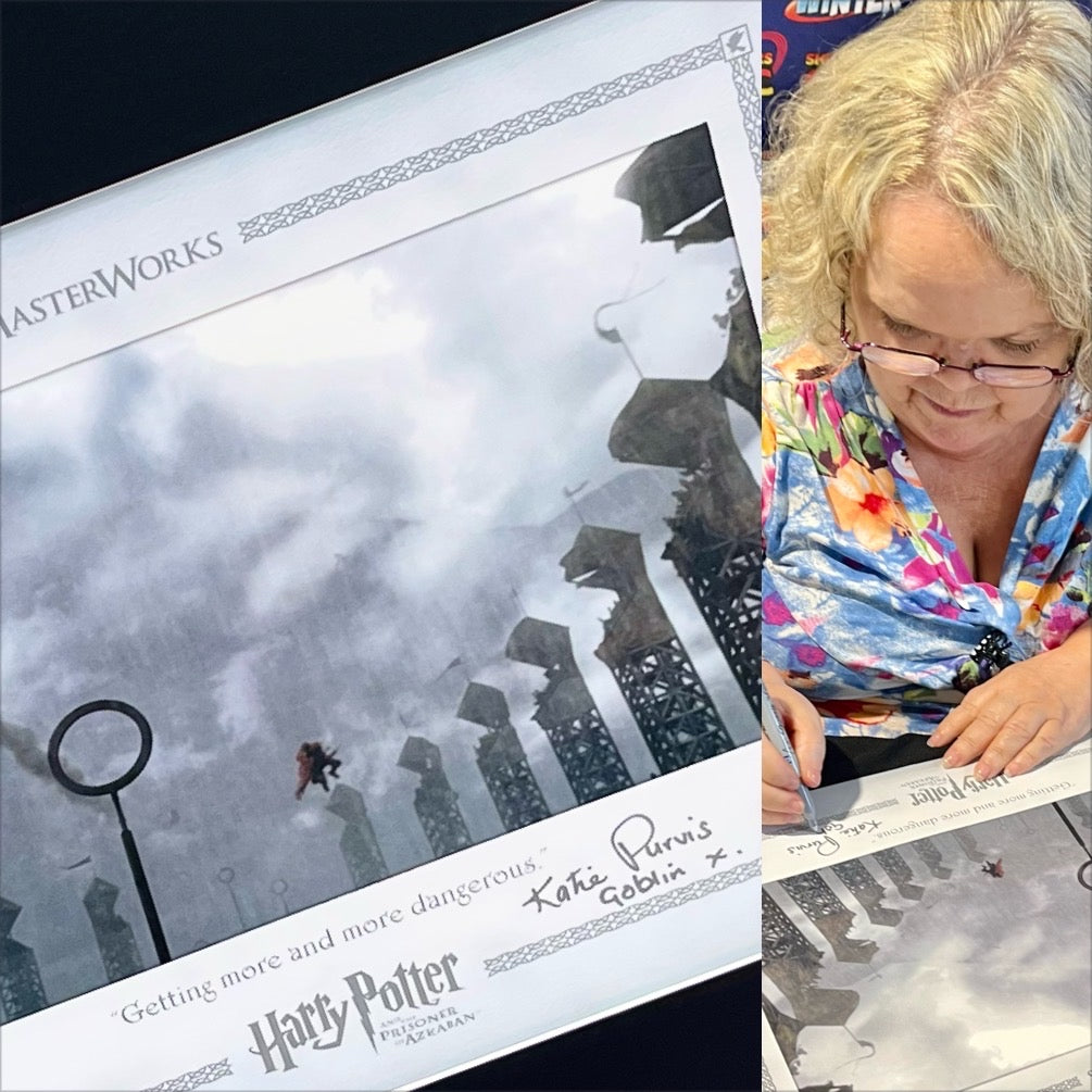 Harry Potter and the Prisoner of Azkaban Katie Purvis Autographed Masterworks Lithographic Art Print with Triple Layer Authenticity