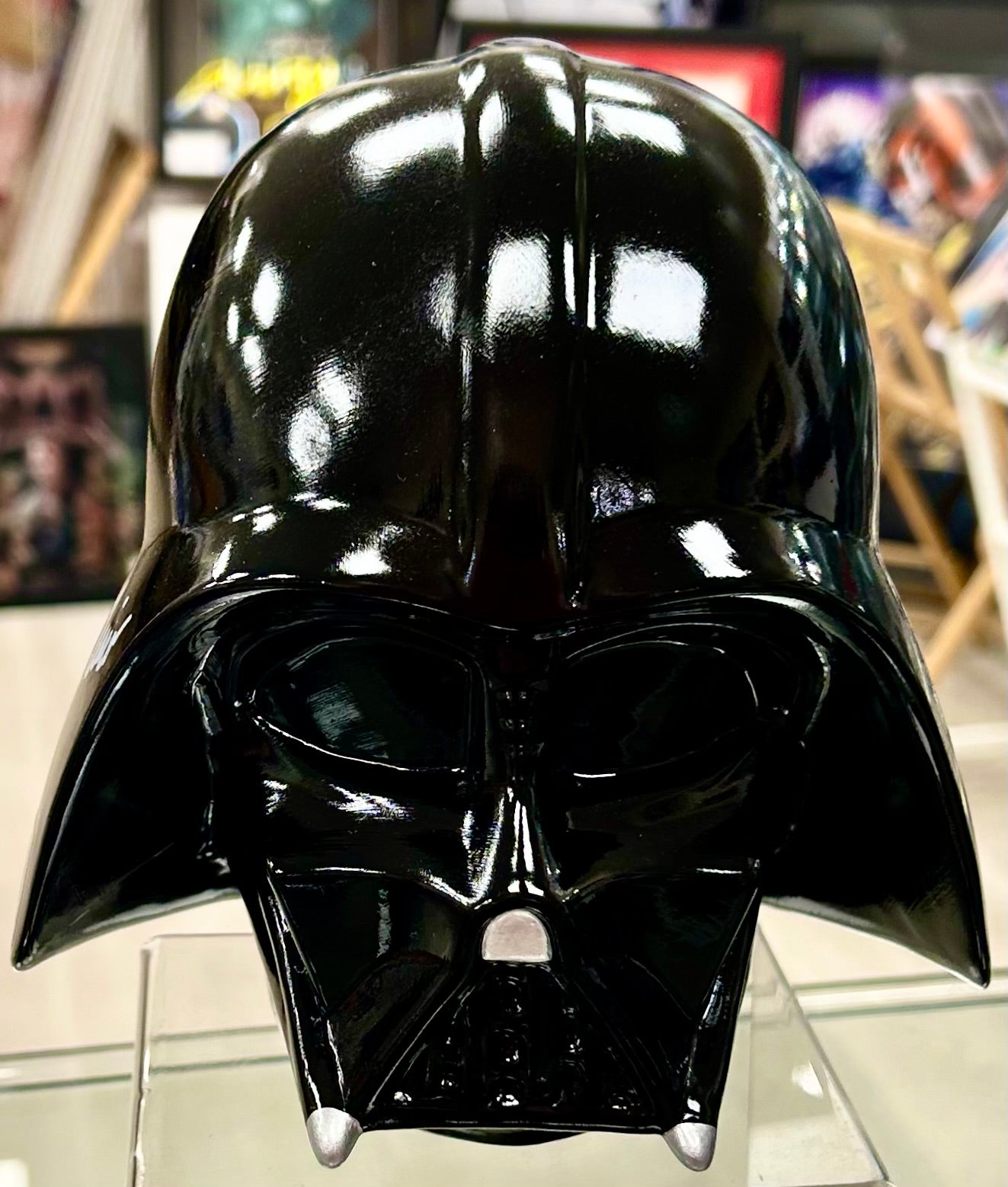 Star Wars Brian Muir Hand Signed Darth Vader 3D Money Bank with Triple Layer Authenticity