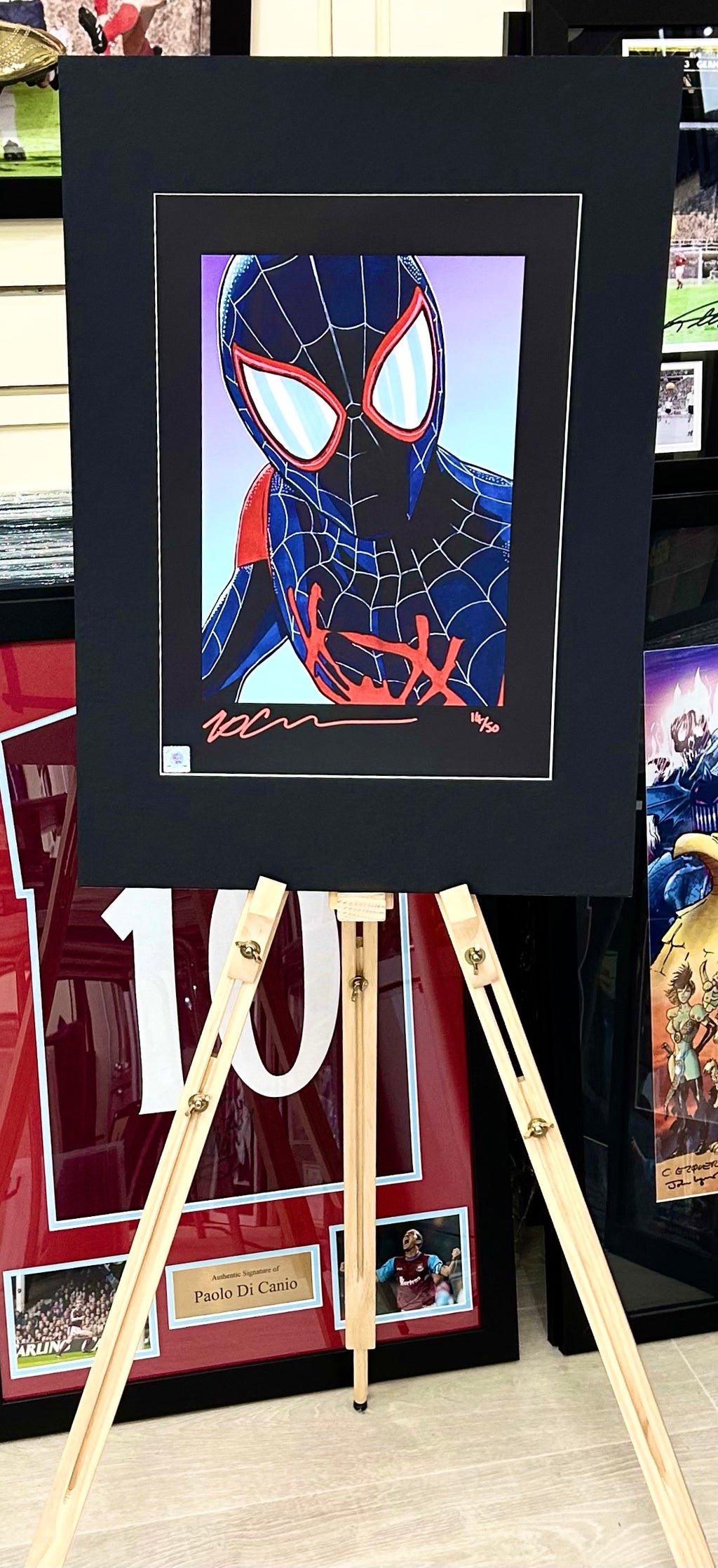 Miles Morales Spider-Man Marvel Limited Edition Print with Eclectic Authenticity