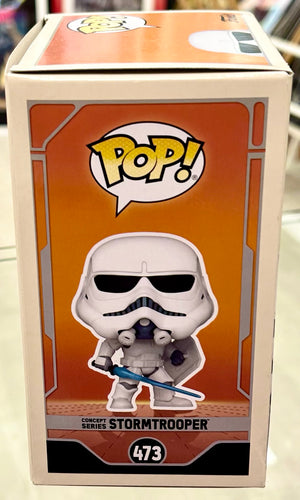 Star Wars Brian Muir Hand Signed Concept Series Stormtrooper Funko Exclusive 473 Funko POP! with Triple Layer Authenticity