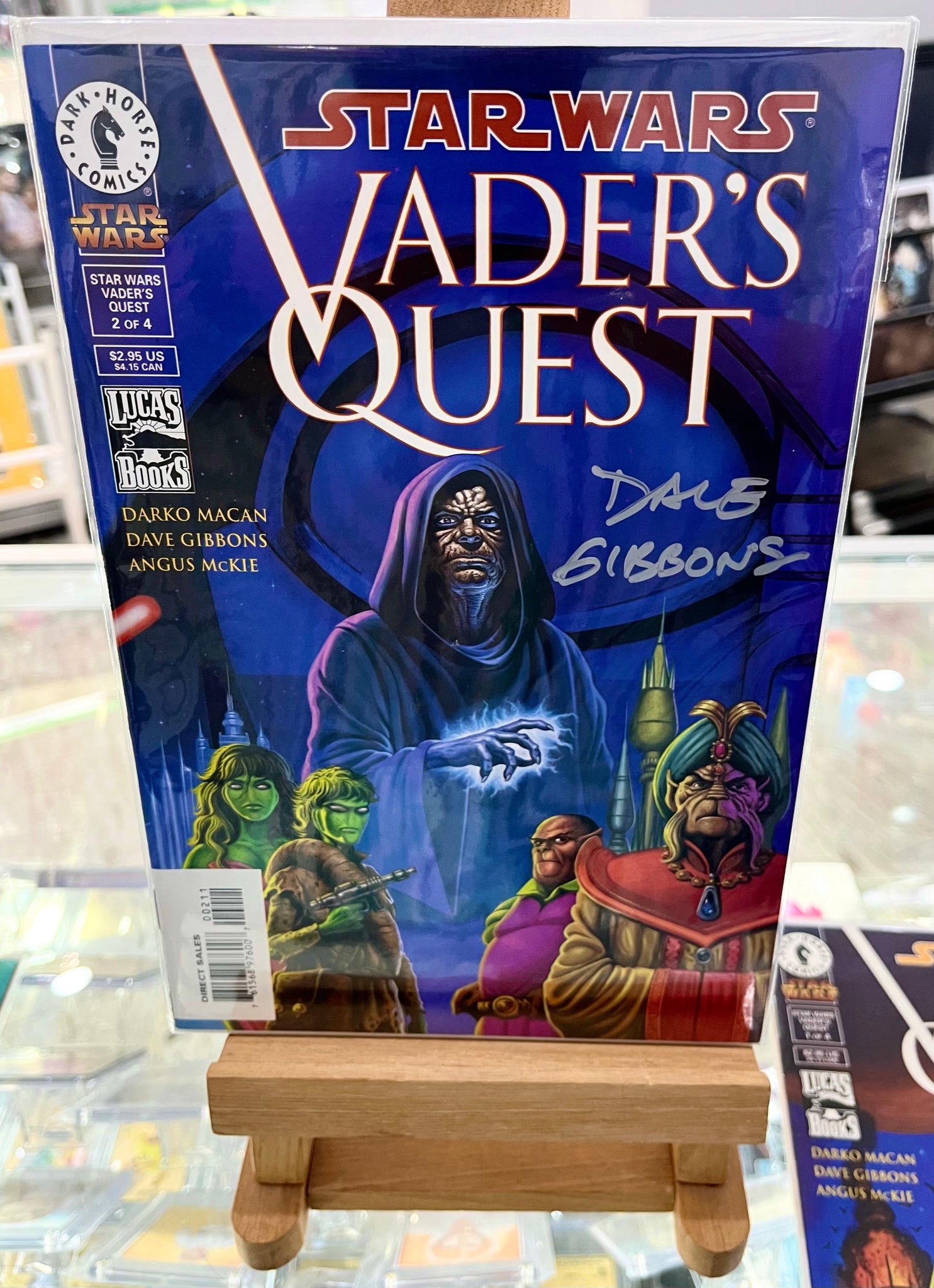 Star Wars Vader’s Quest Dave Gibbons Autographed DC Comics with COA
