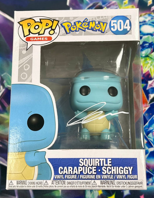Pokemon Squirtle Clem So Hand Signed 504 Funko POP!