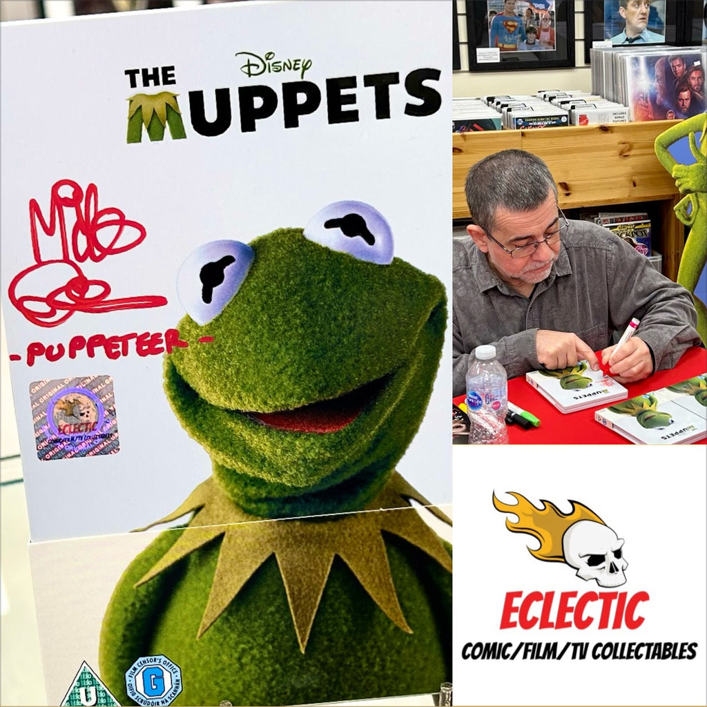 Disney The Muppets Mike Quinn Hand Signed Blu-Ray with Triple Layer Authenticity