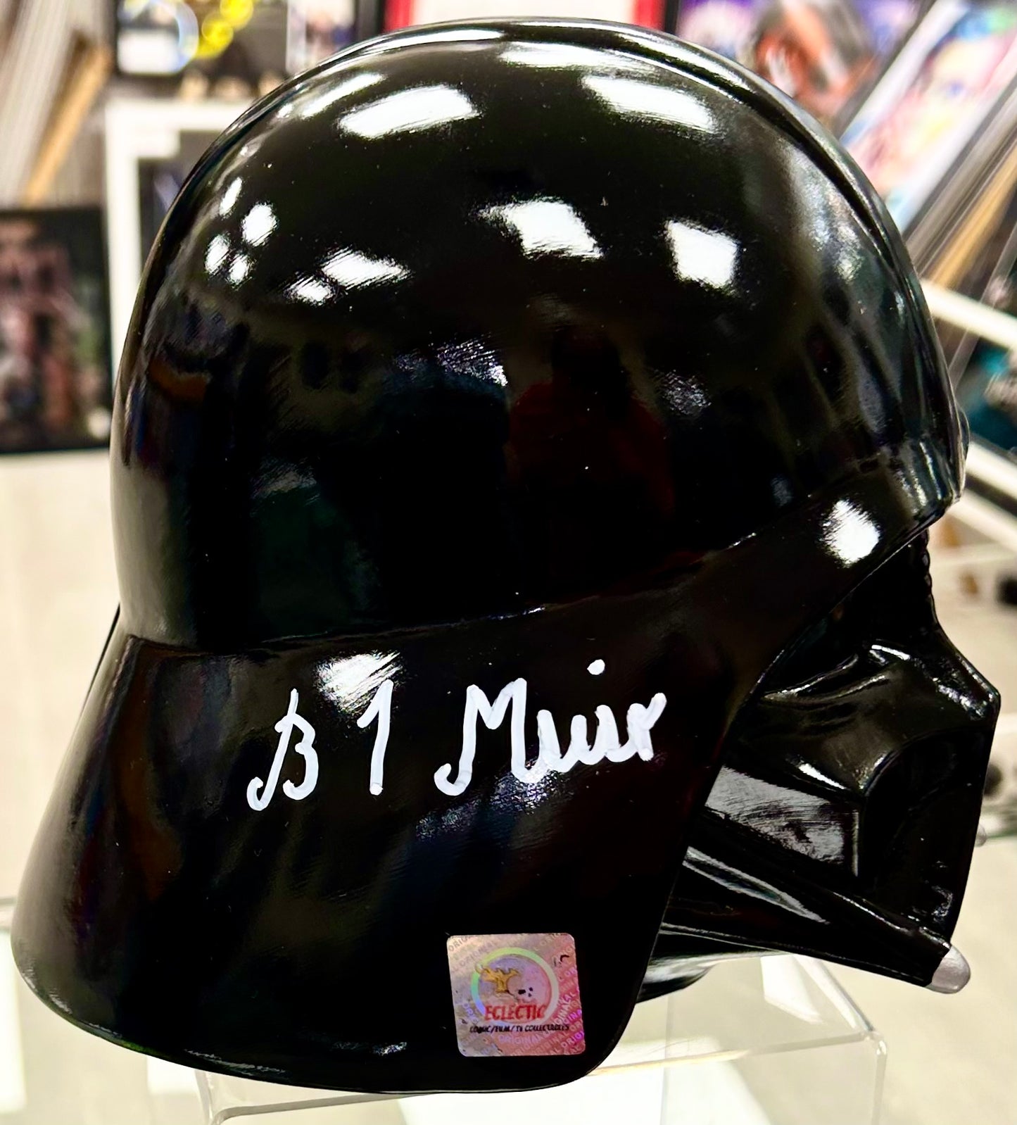 Star Wars Brian Muir Hand Signed Darth Vader 3D Money Bank