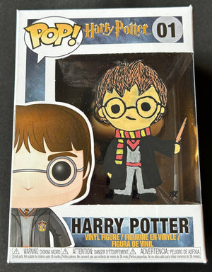 Harry Potter 01 Funko POP! with Hand Painted Sketch and Eclectic Double Layer Authenticity