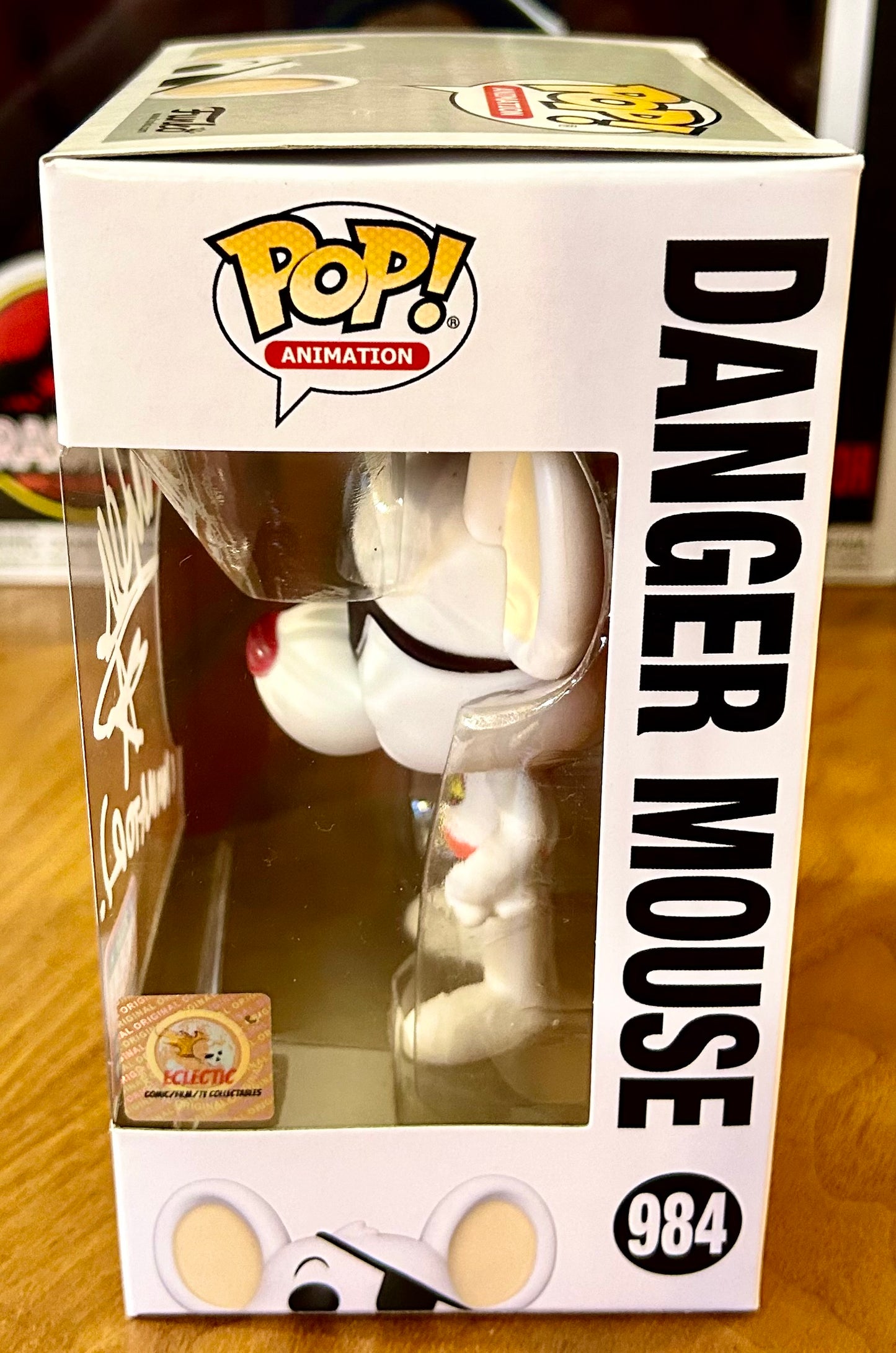 Danger Mouse Limited Edition Aly Fell Hand Signed 984 Funko POP!