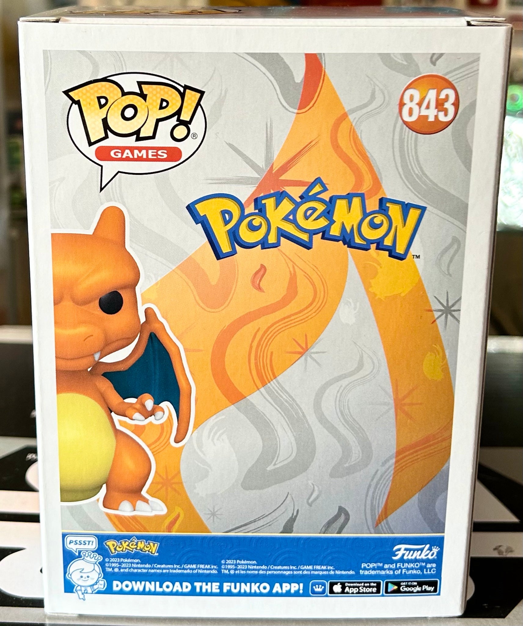 Pokemon Charizard Veronica Taylor Hand Signed 843 Funko POP! with Eclectic Authenticity