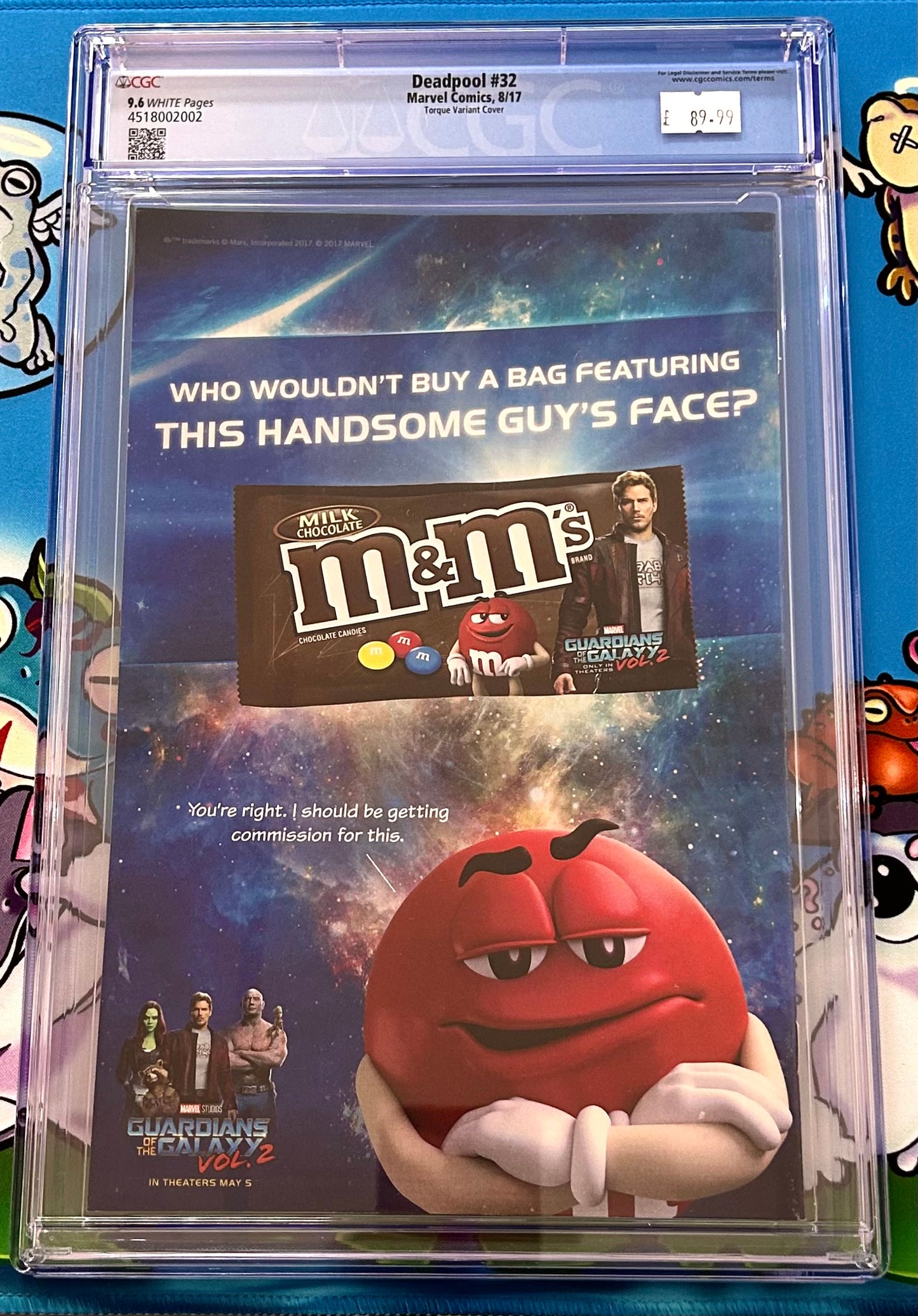 Deadpool Mary Jane Variant Issue #32 CGC Universal Grade 9.6 Graded Comic