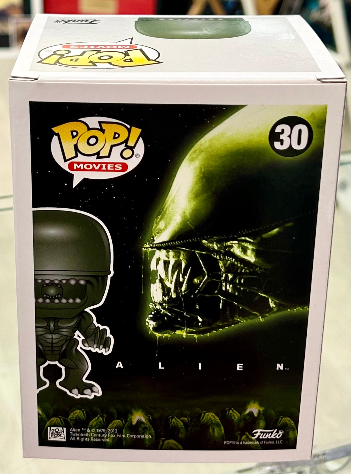 Alien Brian Muir Hand Signed 30 Funko POP!