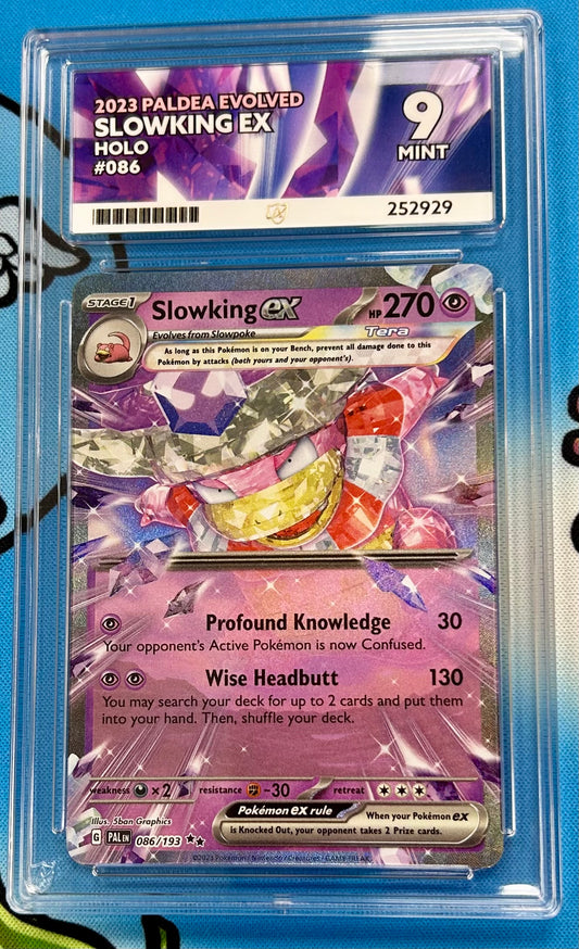 Slowking EX Paldea Evolved 086/193 2023 ACE Graded 9 Pokemon Card