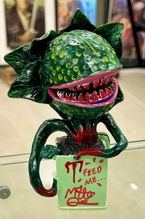 Little Shop of Horrors Audrey II Mike Quinn Hand Signed Figurine with Triple Layer Authenticity