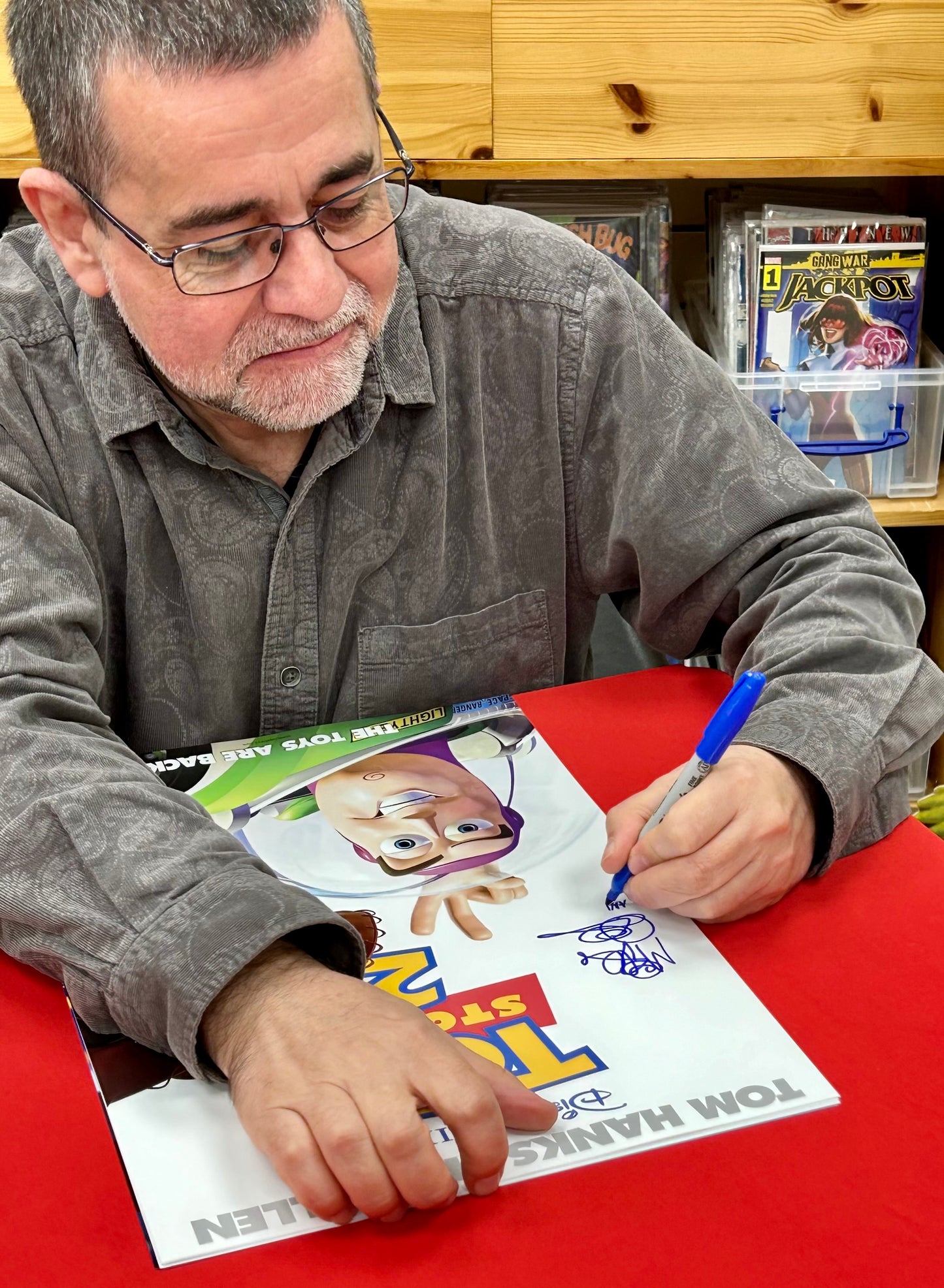 Toy Story 2 Pixar Mike Quinn Hand Signed Film Posters