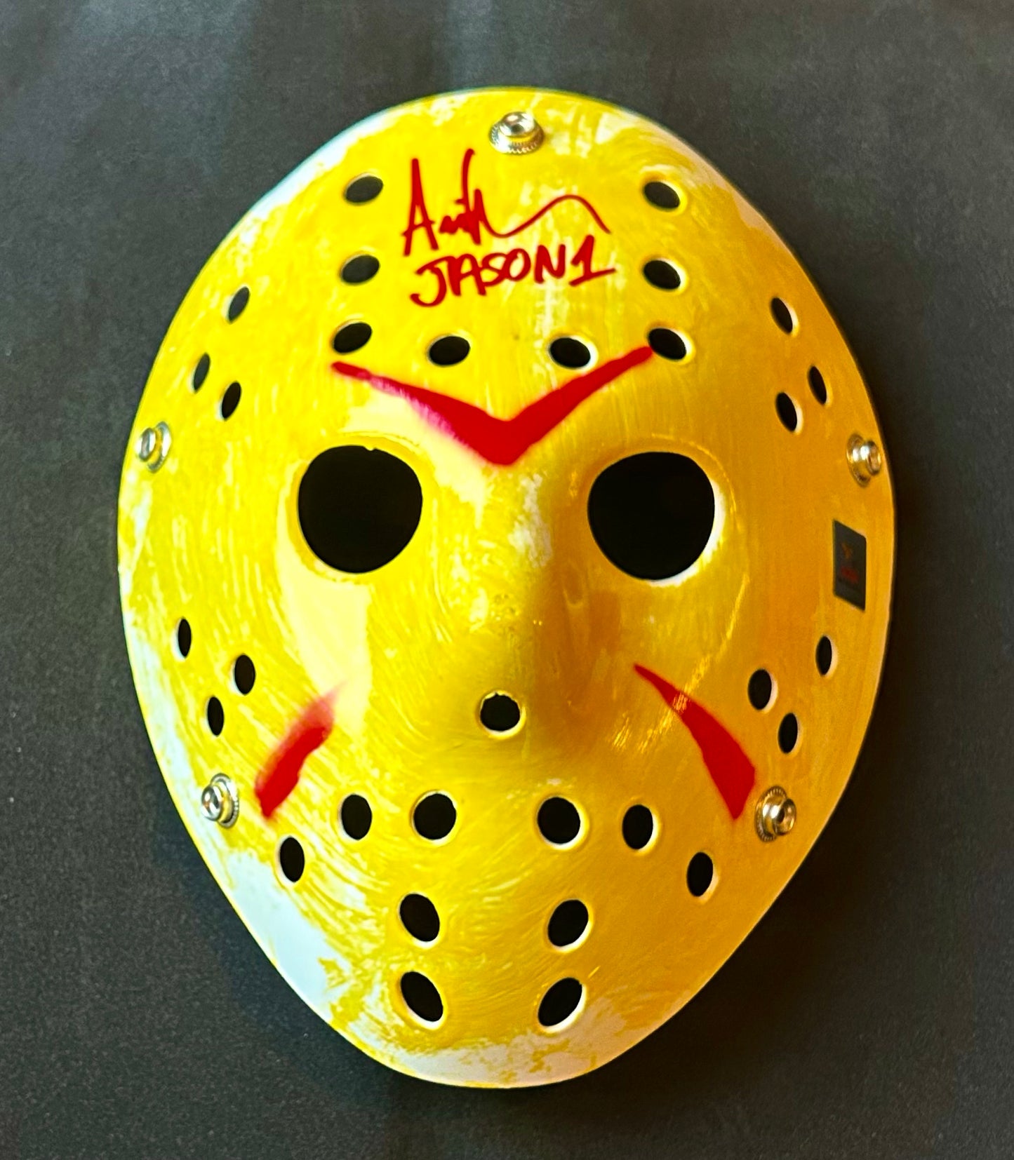 Friday the 13th Ari Lehman Hand Signed Jason Voorhees Masks