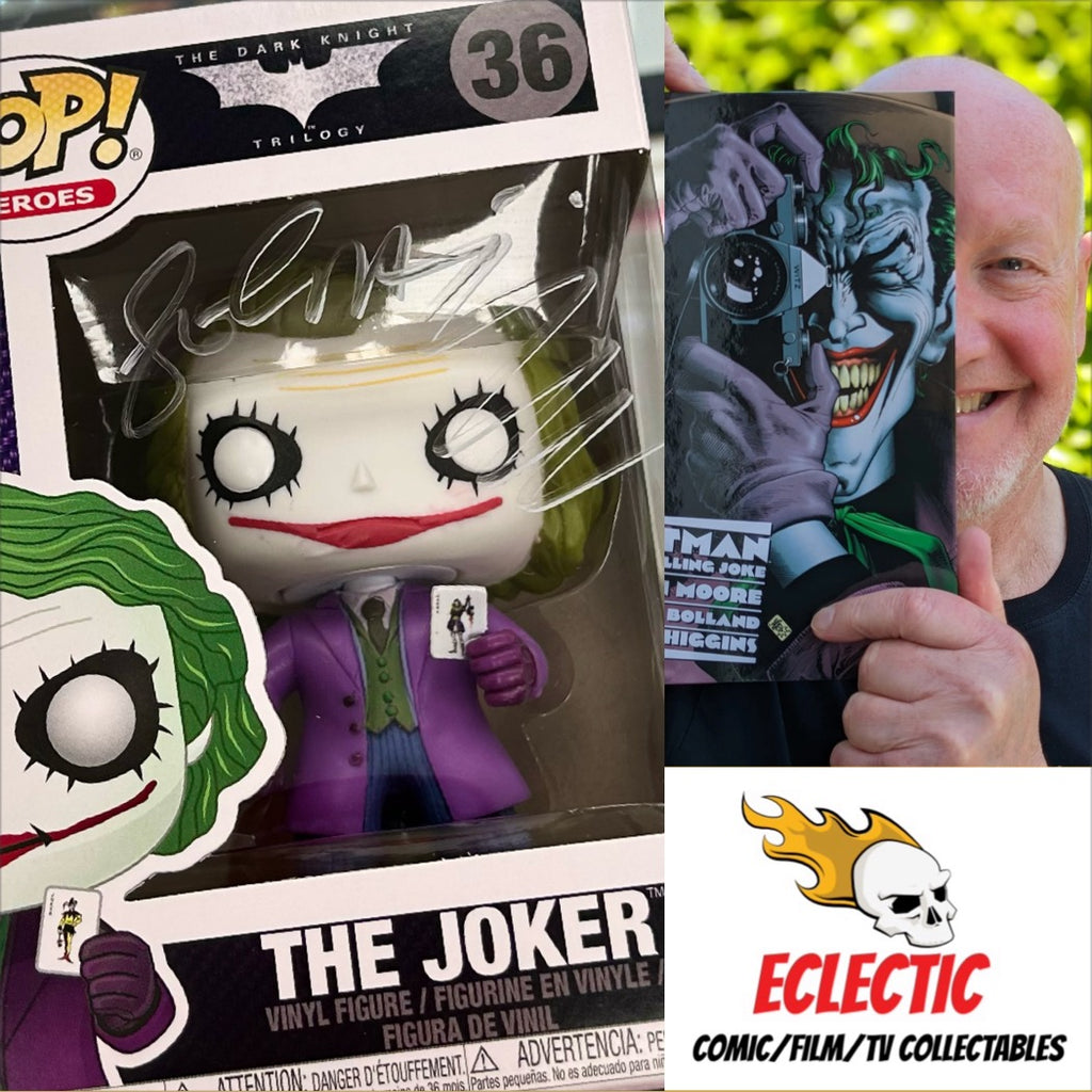 The Dark Knight Trilogy The Joker John Higgins Hand Signed 36 Funko POP! with Double Layer Authenticity