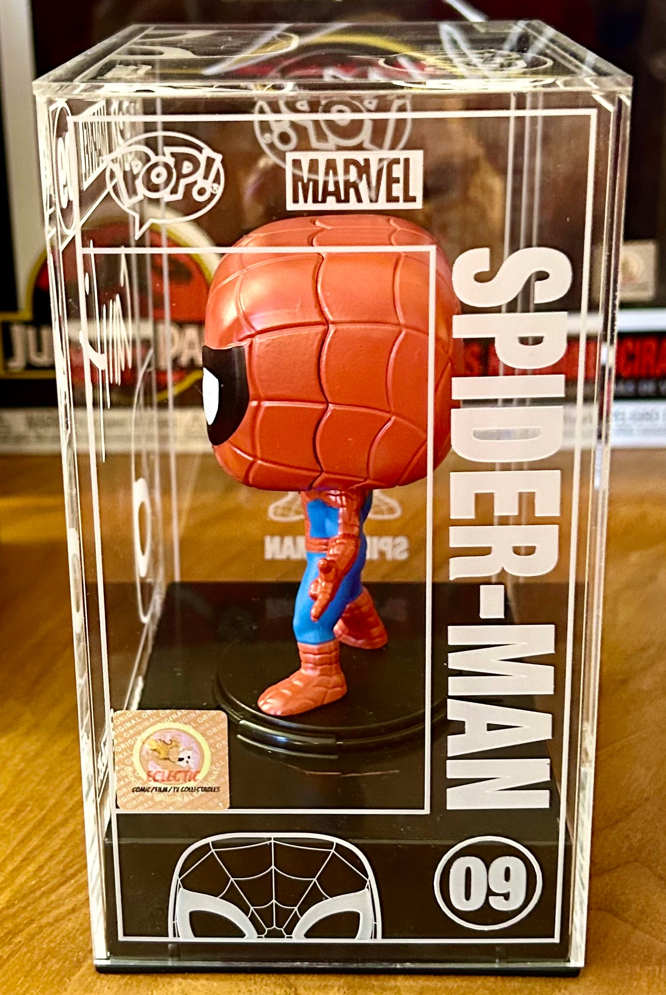 Marvel Spider-Man Cam Smith Hand Signed 09 Die-Cast Funko Exclusive POP! with Double Layer Authenticity