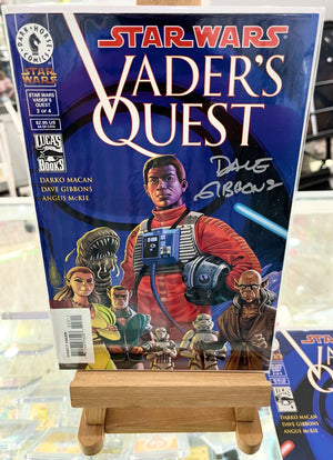 Star Wars Vader’s Quest Dave Gibbons Autographed DC Comics with COA