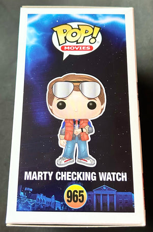 Back to the Future Marty Checking Watch Summer Convention 2020 Exclusive 965 Funko POP!