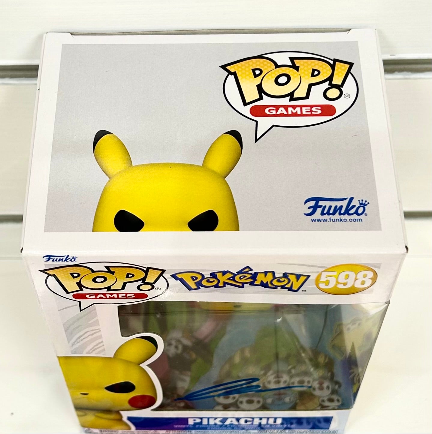 Pokemon Pikachu (Angry) Clem So Autographed Special Edition 598 Funko POP! with Triple Layer Authenticity