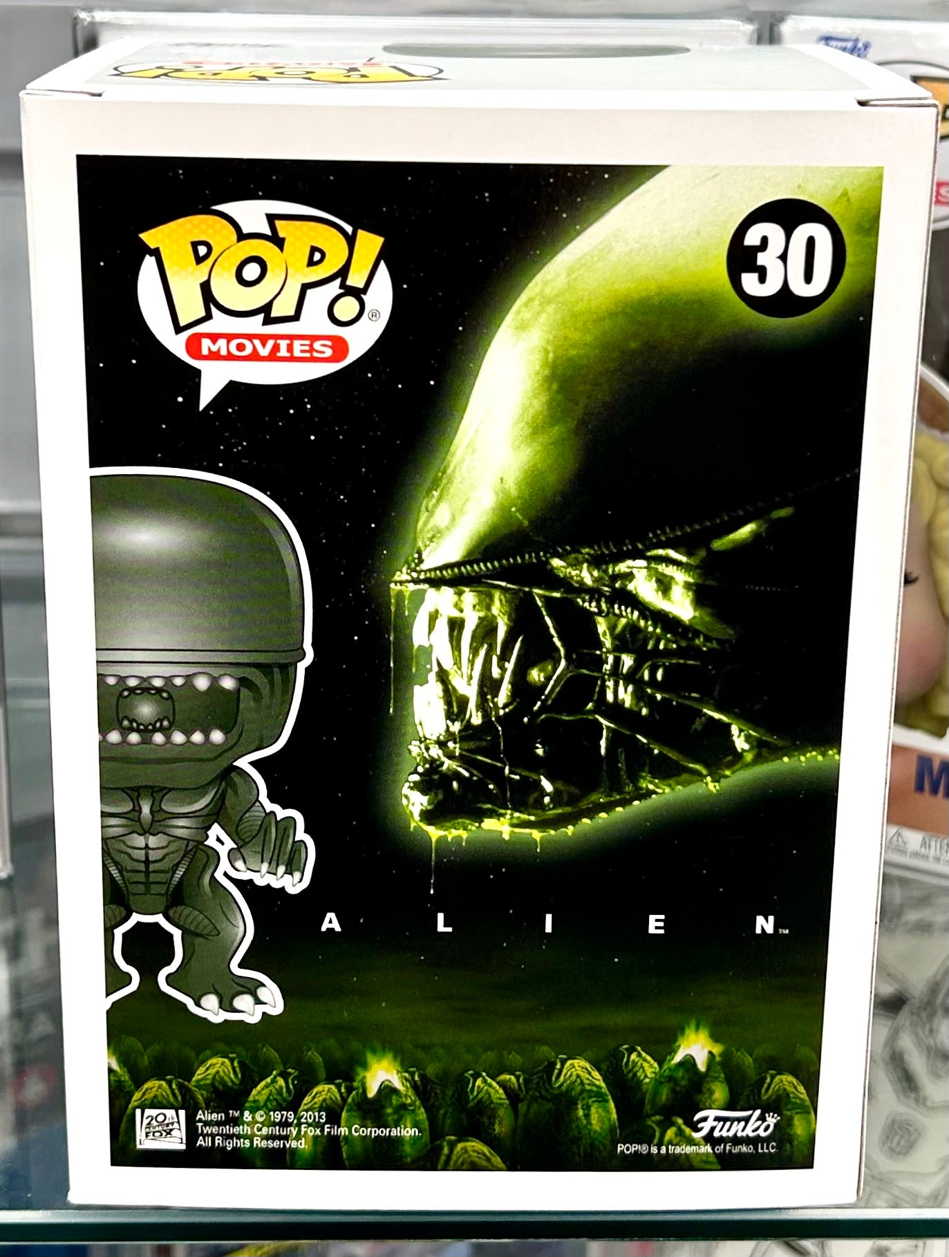 Alien Carl Toop Aliens Hand Signed 30 Funko POP!