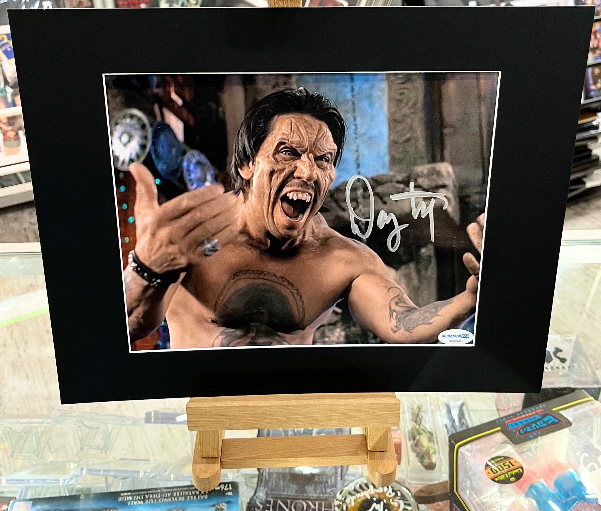 From Dusk Till Dawn Danny Trejo Hand Signed Autographed 10” x 8” Photo with Double Layer Authenticity