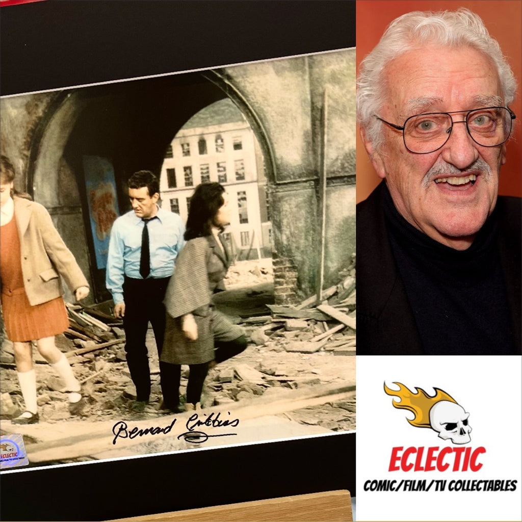 Doctor Who Daleks’ Invasion Earth 2150 A.D. Bernard Cribbins Hand Signed Photograph with Eclectic Authenticity