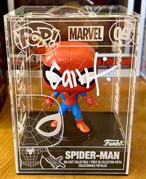 Marvel Spider-Man Cam Smith Hand Signed 09 Die-Cast Funko Exclusive POP! with Double Layer Authenticity