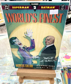 World’s Finest Superman/Batman Dave Gibbons Autographed DC Comics with COA