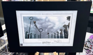 Harry Potter and the Prisoner of Azkaban Katie Purvis Autographed Masterworks Lithographic Art Print with Triple Layer Authenticity