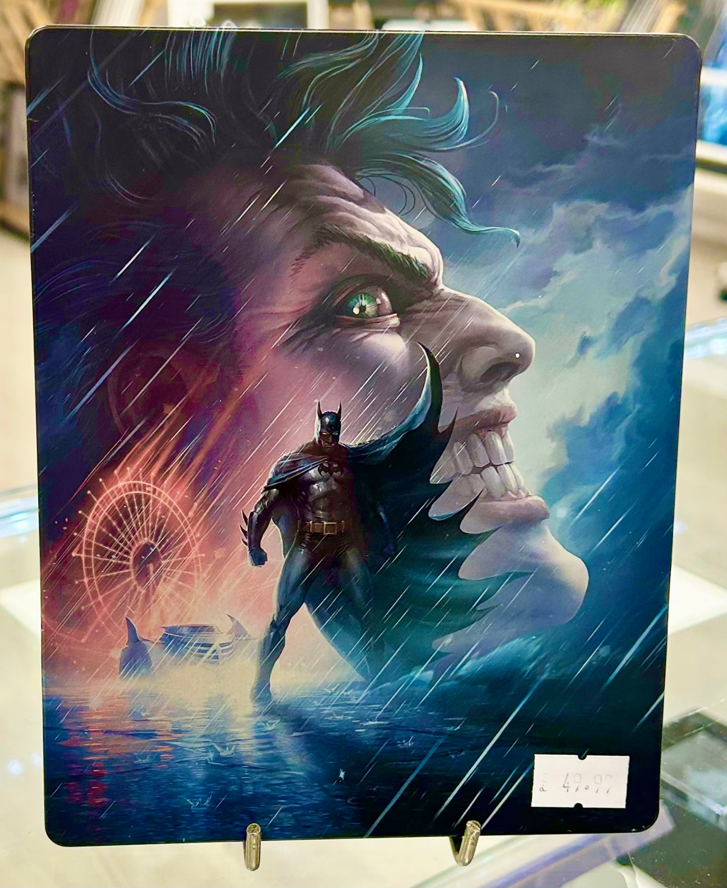 Batman The Killing Joke DC Universe Brian Bolland Hand Signed DVD SteelBook