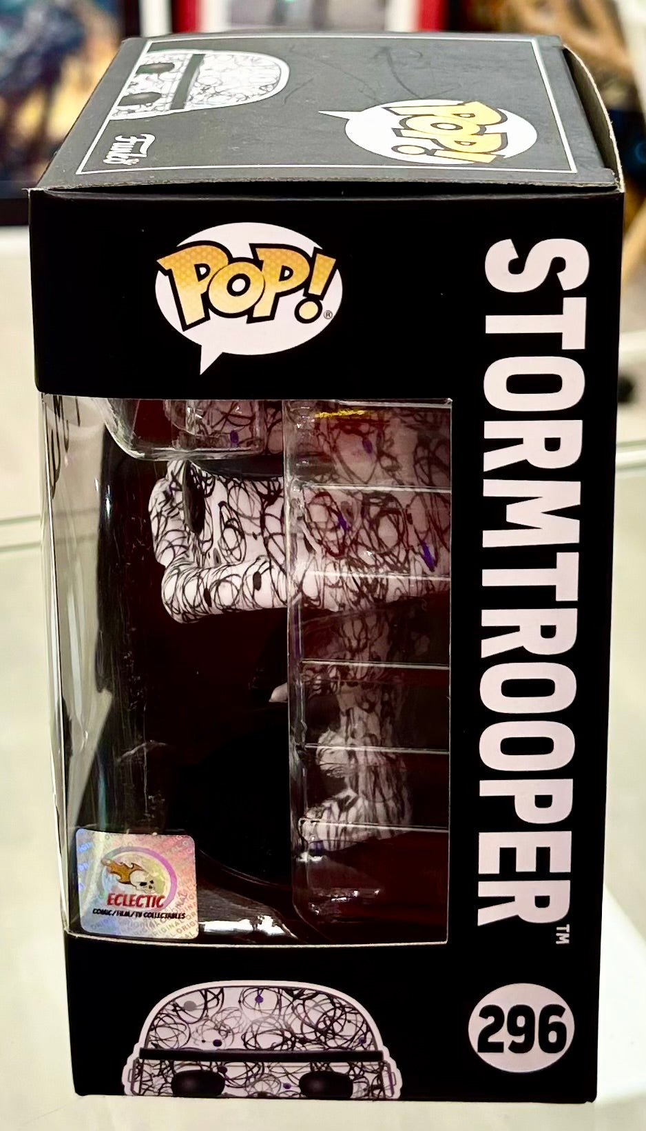 Star Wars Brian Muir Hand Signed Futura Stormtrooper Special Edition 296 Funko POP!