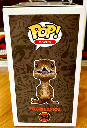 Jurassic Park 25th Anniversary Velociraptor Whit Hertford Hand Signed 549 Funko POP! with Triple Layer Authenticity