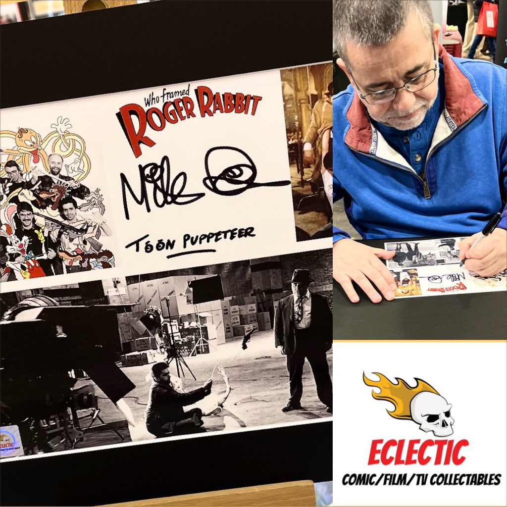 Who Framed Roger Rabbit Mike Quinn Hand Signed Photograph with Eclectic Triple Layer Authenticity