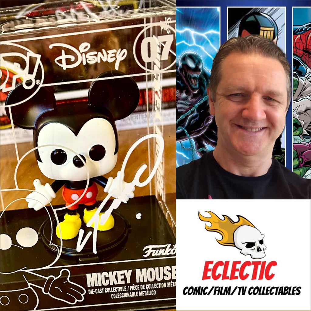 Disney Mickey Mouse Lee Townsend Hand Signed 07 Die-Cast Funko Exclusive POP! with Eclectic Authenticity