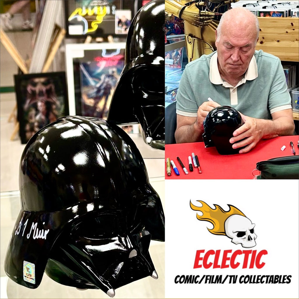 Star Wars Brian Muir Hand Signed Darth Vader 3D Money Bank with Triple Layer Authenticity