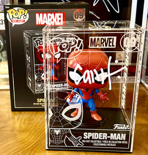 Marvel Spider-Man Cam Smith Hand Signed 09 Die-Cast Funko Exclusive POP! with Double Layer Authenticity