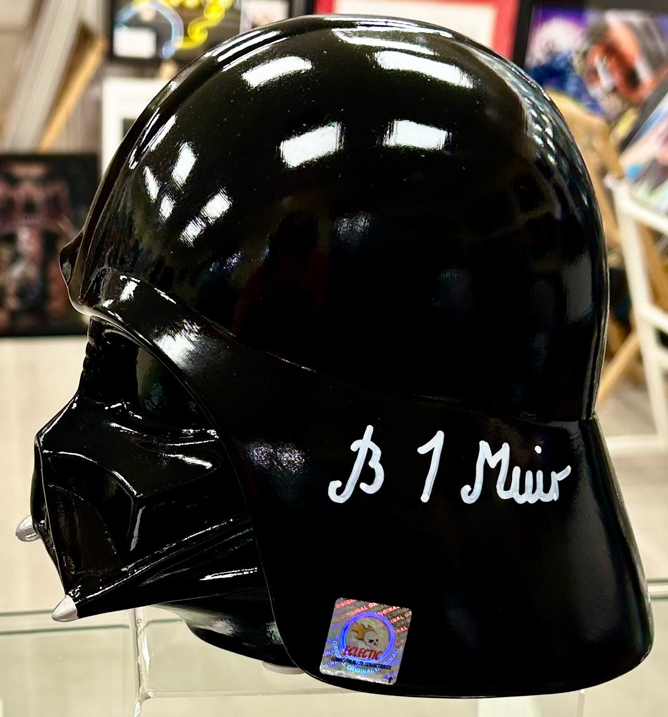 Star Wars Brian Muir Hand Signed Darth Vader 3D Money Bank