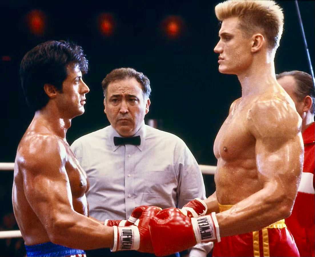 Rocky IV Dolph Lundgren Hand Signed Autographed 10” x 8” Photo with Double Layer Authenticity