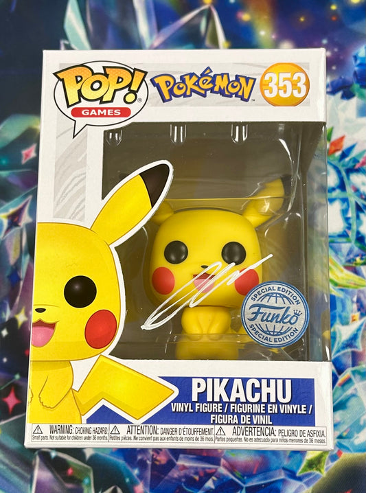 Pokemon Pikachu Special Edition Clem So Hand Signed 353 Funko POP!