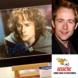 Lord of the Rings Billy Boyd Hand Signed Photograph with Double Layer Authenticity