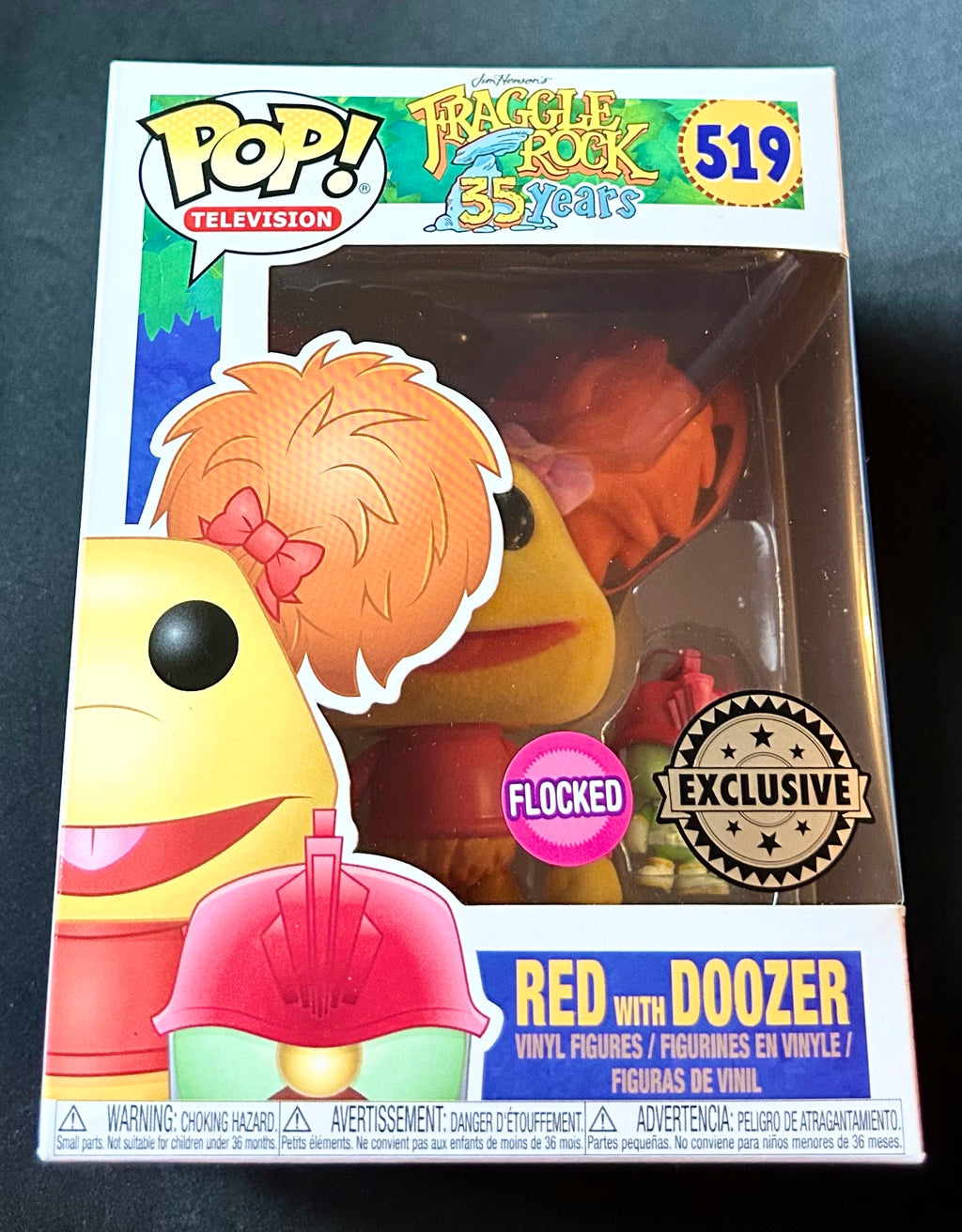 Fraggle Rock 35 Years Anniversary Red with Doozer Flocked Exclusive 519 Funko POP!
